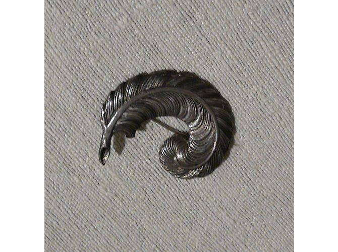 Vintage Spilla in argento massiccio - vista 4