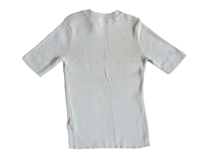 Autre Marque Suéter Gant de punto de algodón beige S - vista 2