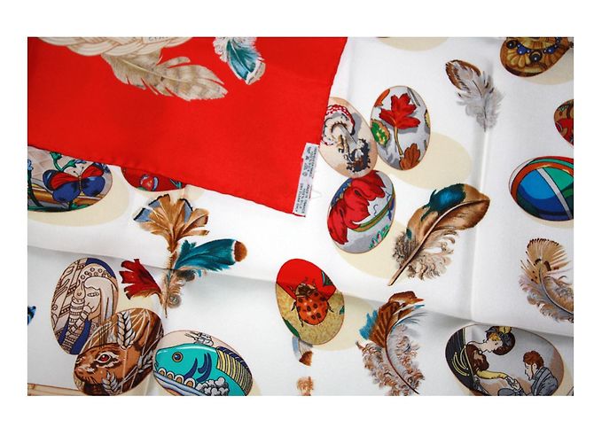 "la couvée d'Hermès" Lenços de seda - vista 6