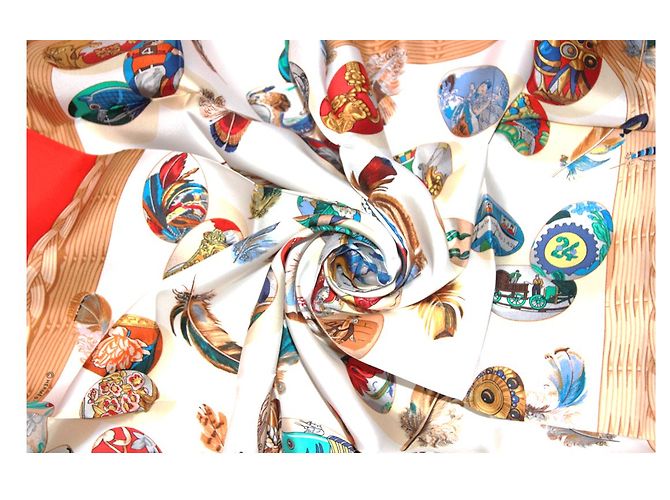 "la couvée d'Hermès" Lenços de seda - vista 7
