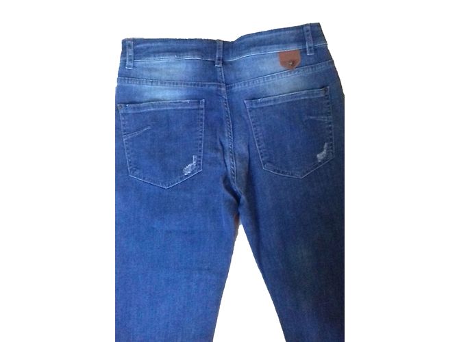 Pantalones Ikks Azules de Algodón - vista 2
