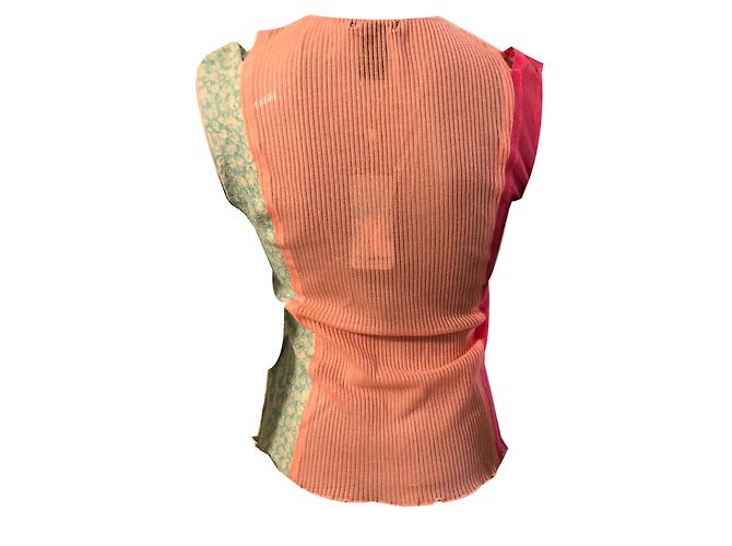 Autre Marque Top sin mangas de algodón rosa Gusto Barcelona - vista 2
