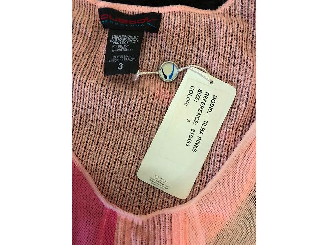 Autre Marque Top sin mangas de algodón rosa Gusto Barcelona - vista 3