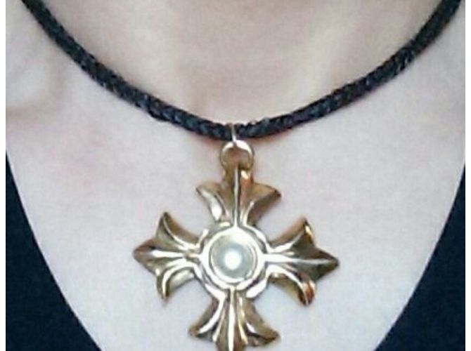 Autre Marque Collana G Paris Jacky in metallo dorato e perla bianca D'oro - vista 4