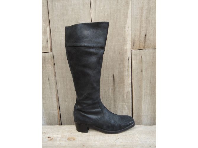 Botas Balenciaga de gamuza negra Talla 39 Negro - vista 6