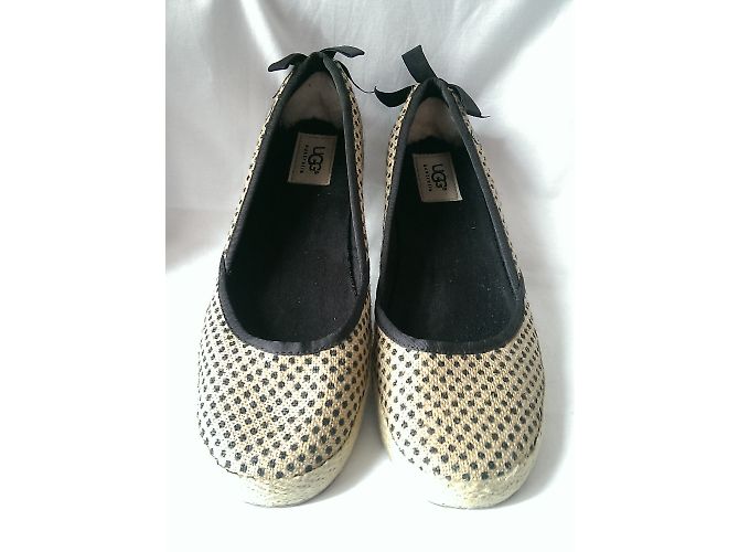 Ballerine Ugg Nere e Beige Nero - vista 3