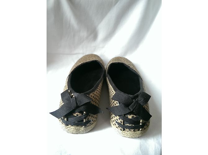 Ballerine Ugg Nere e Beige Nero - vista 4