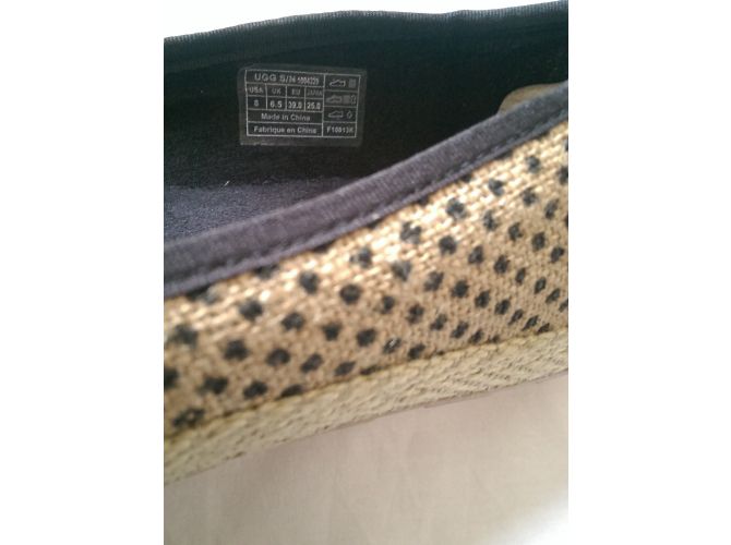 Ballerine Ugg Nere e Beige Nero - vista 6