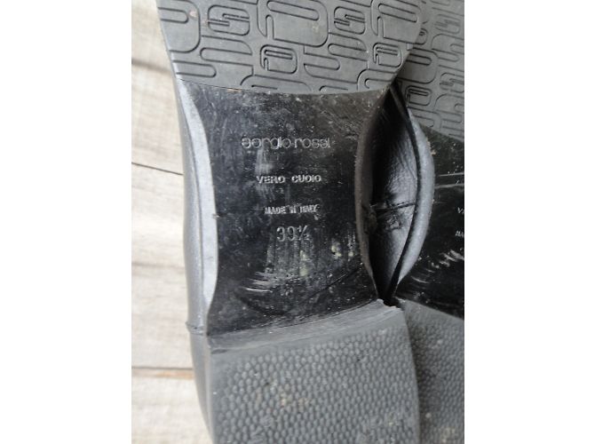 Botas Sergio Rossi de cuero negro 39.5 IT - vista 10