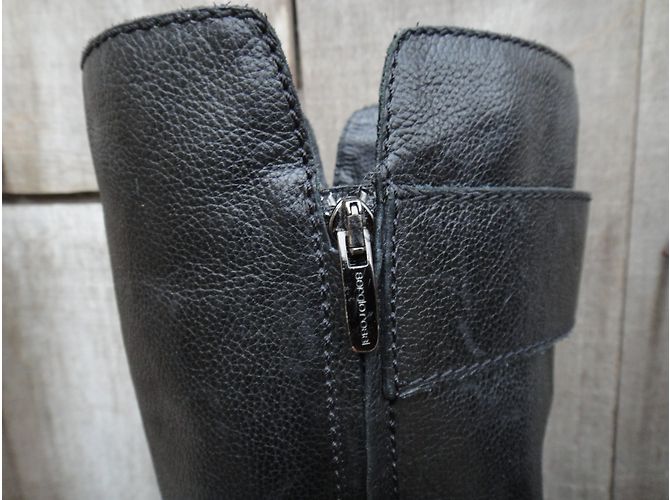 Botas Sergio Rossi de cuero negro 39.5 IT - vista 8