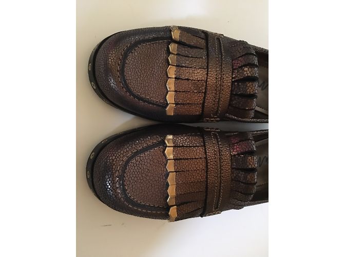 Lanvin Leder Ballerinen mit Fransen Braun - Ansicht 4