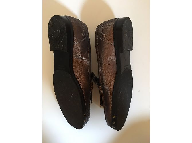 Lanvin Leder Ballerinen mit Fransen Braun - Ansicht 5