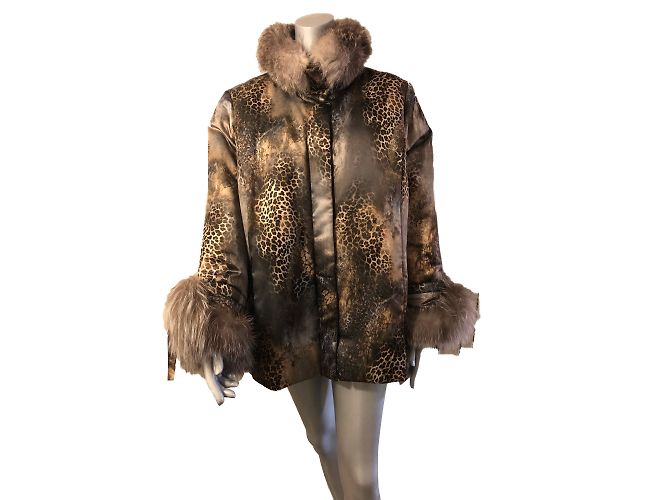 Giacca Parka Marina Rinaldi Leopardata Stampa leopardo - vista 2