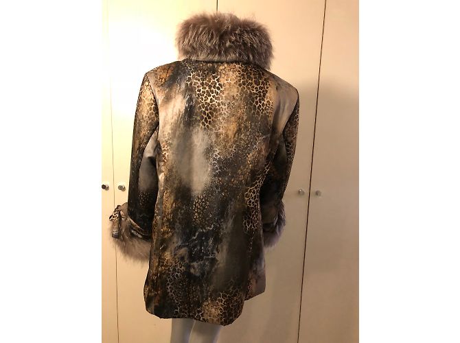 Giacca Parka Marina Rinaldi Leopardata Stampa leopardo - vista 5