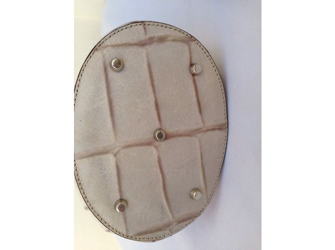 Tosca Blu Eimertasche beige Leder Croco Print - Ansicht 6