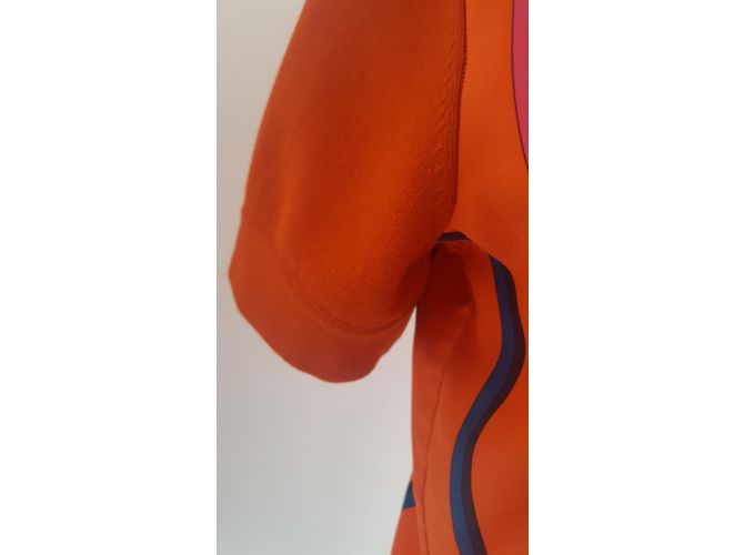 Hermès Camisola Slik e lã Laranja - vista 16