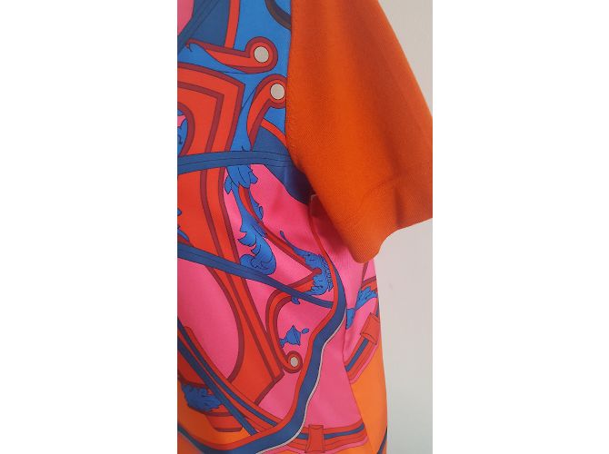 Hermès Camisola Slik e lã Laranja - vista 17