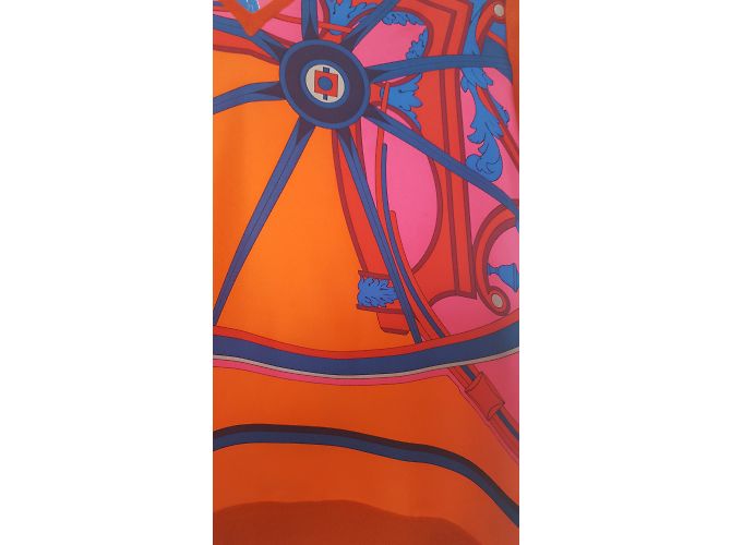 Hermès Camisola Slik e lã Laranja - vista 3