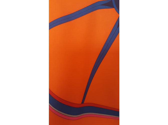 Hermès Camisola Slik e lã Laranja - vista 5