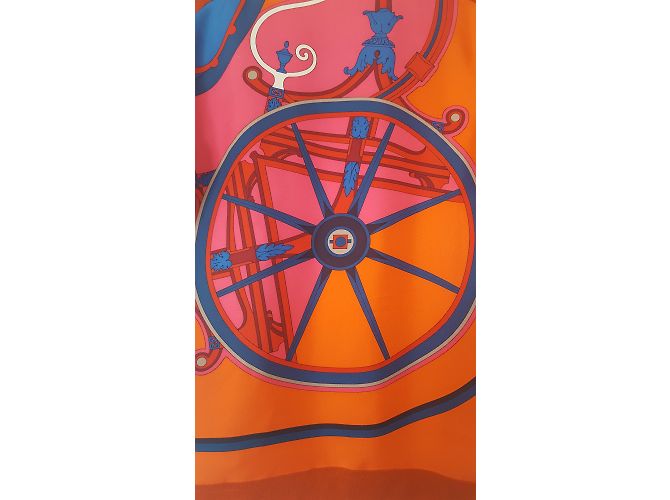 Hermès Camisola Slik e lã Laranja - vista 9