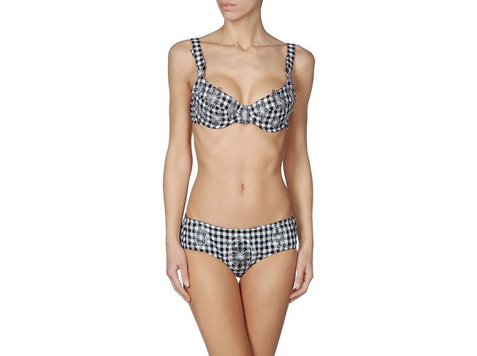 Traje de baño de dos piezas Manoush negro de algodón - vista 3
