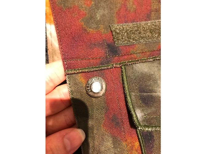 Valentino tie dye jacket en talla IT38 Caqui - vista 9