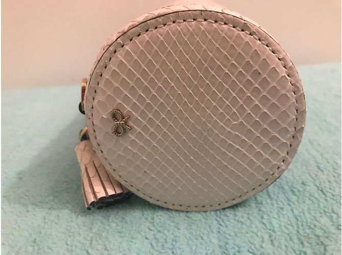 Anya Hindmarch Python Clutch Tasche Flesh Fleisch - Ansicht 3