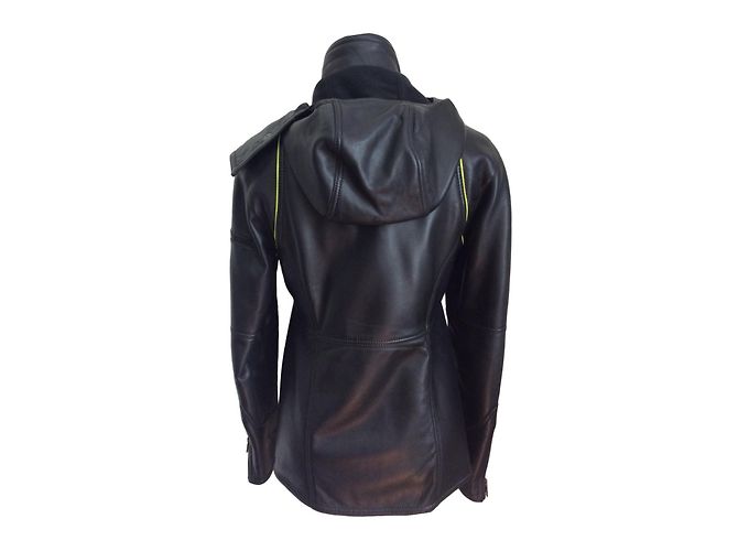 Chanel Lederjacke Schwarz - Ansicht 2