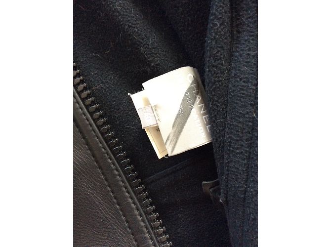 Chanel Lederjacke Schwarz - Ansicht 4