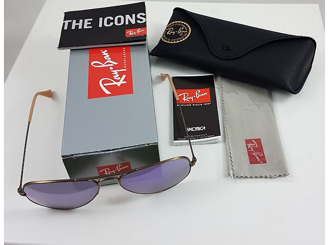 Gafas de sol Ray-Ban Aviator RB 3025 de metal - vista 7
