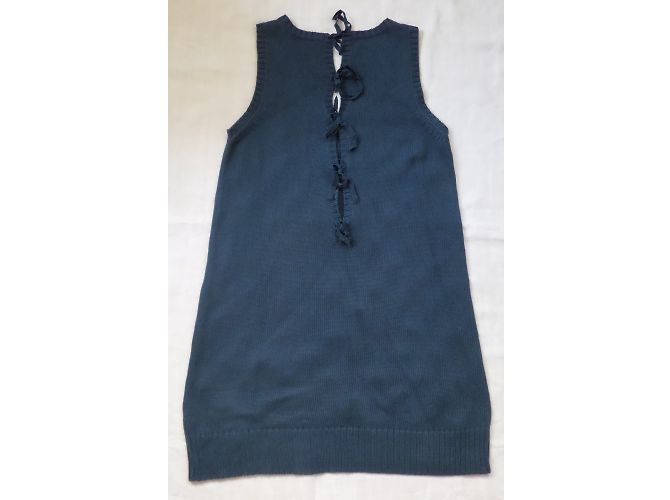 Vestido See by Chloé Azul Marino de Algodón - vista 3