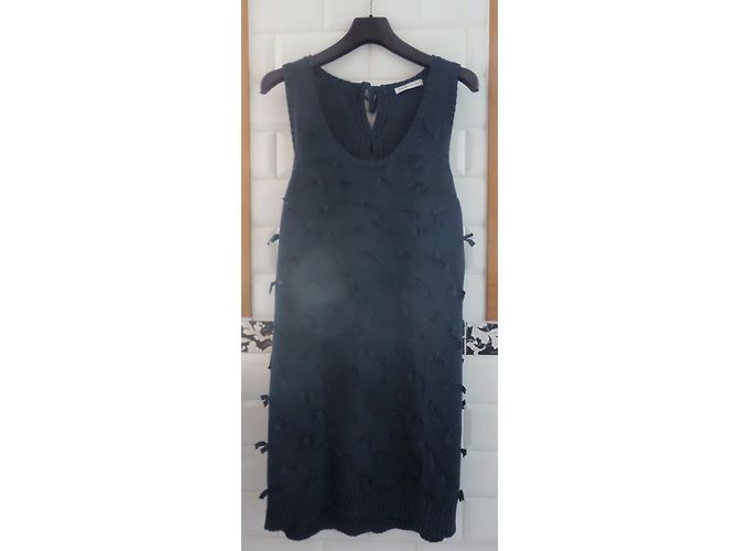 Vestido See by Chloé Azul Marino de Algodón - vista 4
