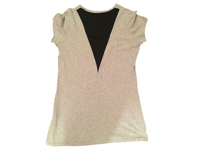 T-shirt Philipp Plein Honour the Brave Grigio Cotone M - vista 2