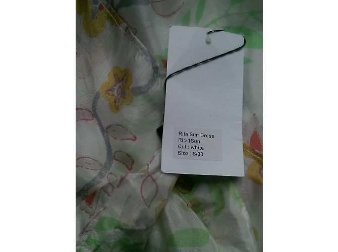 Abito Antik Batik in seta multicolore asimmetrico - vista 5