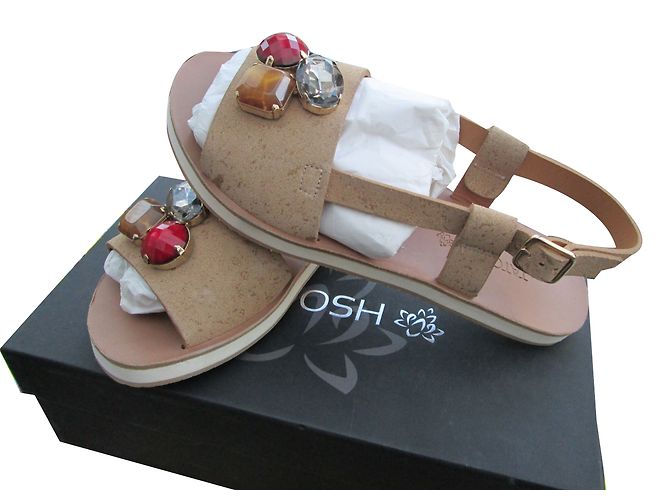 Sandali gioiello Loua Tatoosh beige in pelle - vista 2