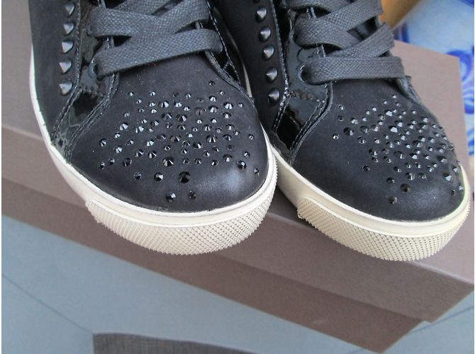 Kennel und Schmenger Queens Sneakers in pelle nera Nero - vista 3