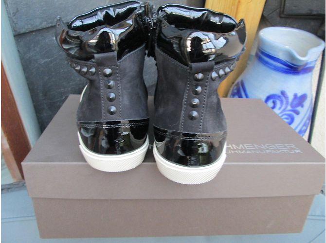 Kennel und Schmenger Queens Sneakers in pelle nera Nero - vista 5