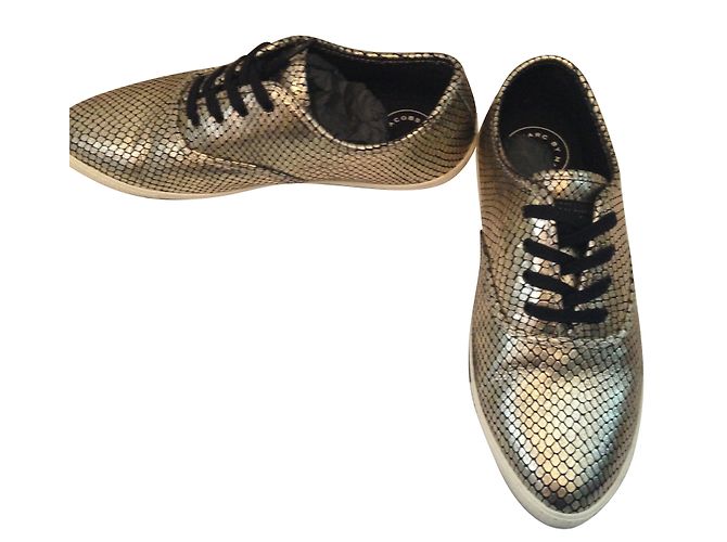 Sneakers Marc by Marc Jacobs in pelle pitone oro 37 D'oro - vista 2