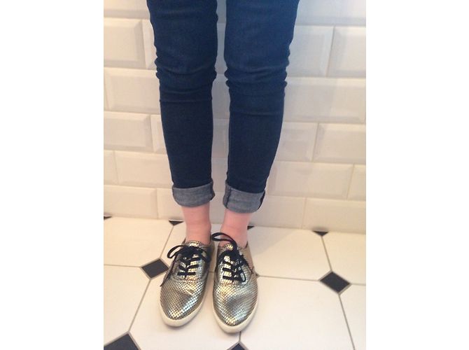 Sneakers Marc by Marc Jacobs in pelle pitone oro 37 D'oro - vista 8