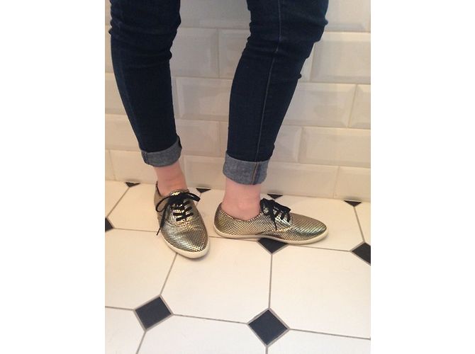 Sneakers Marc by Marc Jacobs in pelle pitone oro 37 D'oro - vista 9