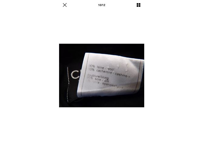 Chanel Grey Cashmere Wool Jacket - view 4