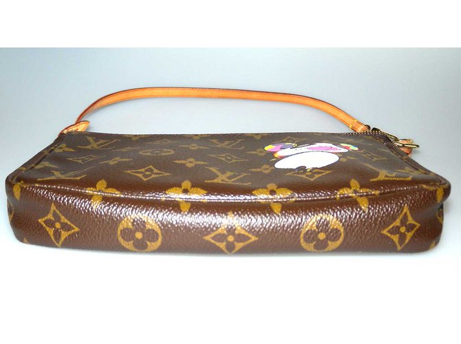 Louis Vuitton Murakami "Panda" Marrón oscuro - vista 3