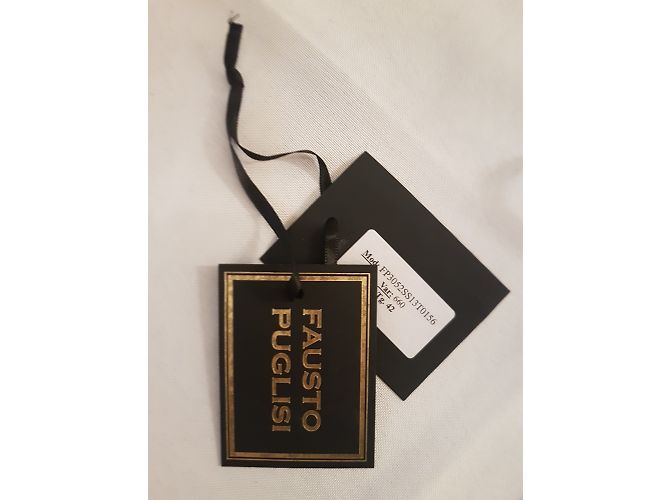 Vestido de seda rosa Fausto Puglisi - vista 5