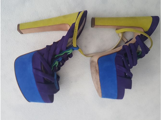 Brian Atwood Party Sommer Mode extravagant schön Mehrfarben - Ansicht 3
