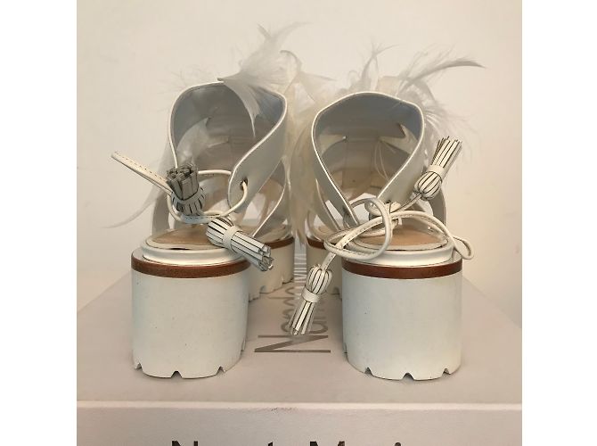 Nando Muzi Sandalen Weiß - Ansicht 3