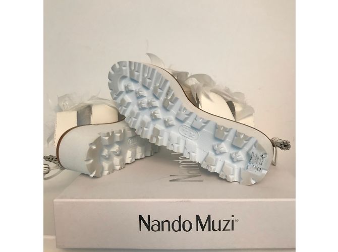 Nando Muzi Sandalen Weiß - Ansicht 4