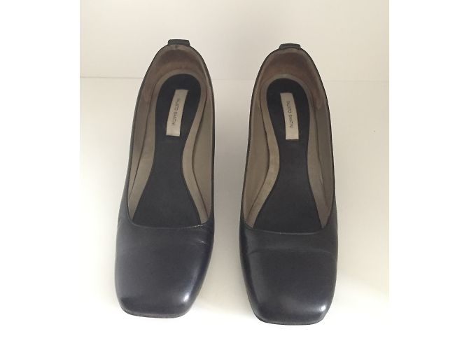 Décolleté Fausto Santini in pelle nera Taglia 37 Nero - vista 2