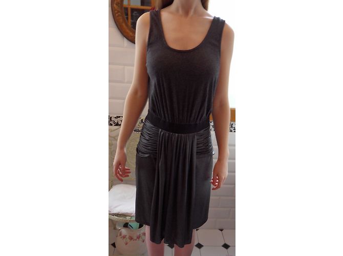 Vestido Alexander Wang de algodón gris - vista 2