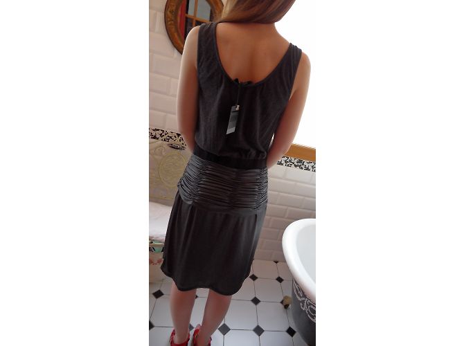 Vestido Alexander Wang de algodón gris - vista 3