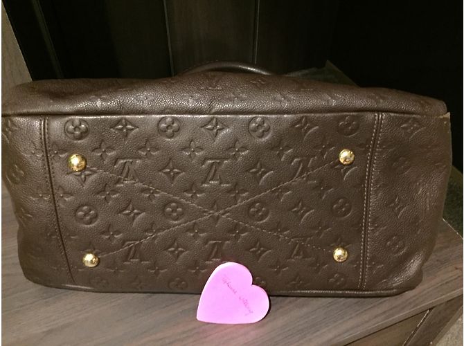 Borsa Louis Vuitton Arsty Marrone in Pelle - vista 2
